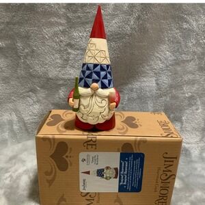 Jim Shore Heartwood Creek French Gnome Figurine Bonjour‎ Welcome France